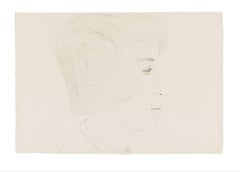 Alex Katz 'Vincent' Lithograph 1972