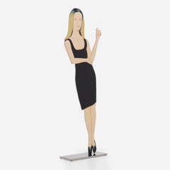 Alex Katz 'Yvonne' Stainless Steel Multiple with Impressed Signature 2018