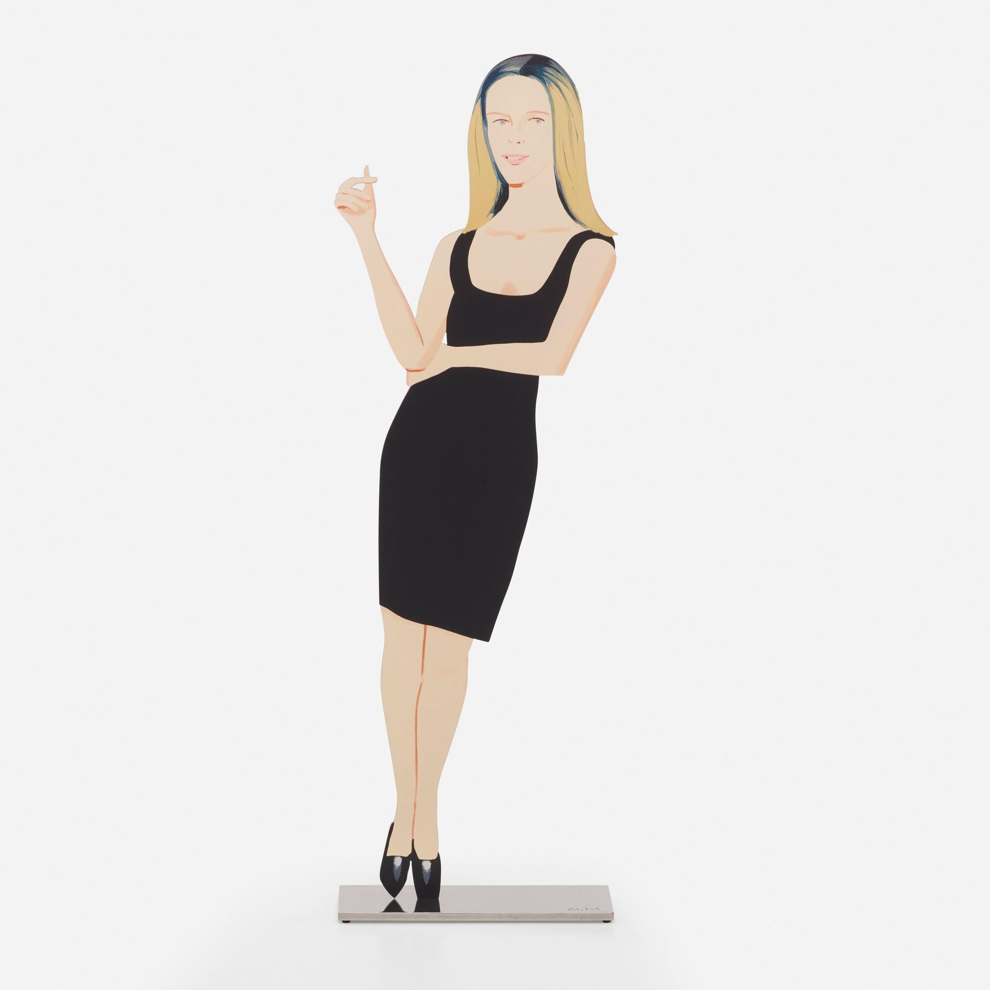 Múltiple de acero inoxidable "Yvonne" de Alex Katz con firma impresa 2018