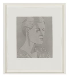 "Alexandria" Eau-forte et aquatinte Signée à la main et numérotée par Alex Katz 1984