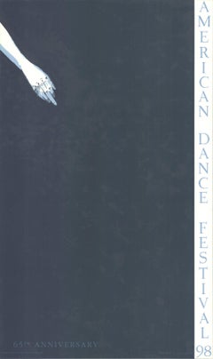 Litografía del American Dance Festival de 1998, arte pop, sin enmarcar