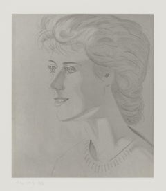 "Annabel" Eau-forte et aquatinte Signée à la main et numérotée par Alex Katz 1984