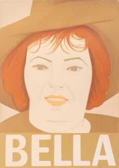 "Bella" Lithographie en couleurs, 1972
