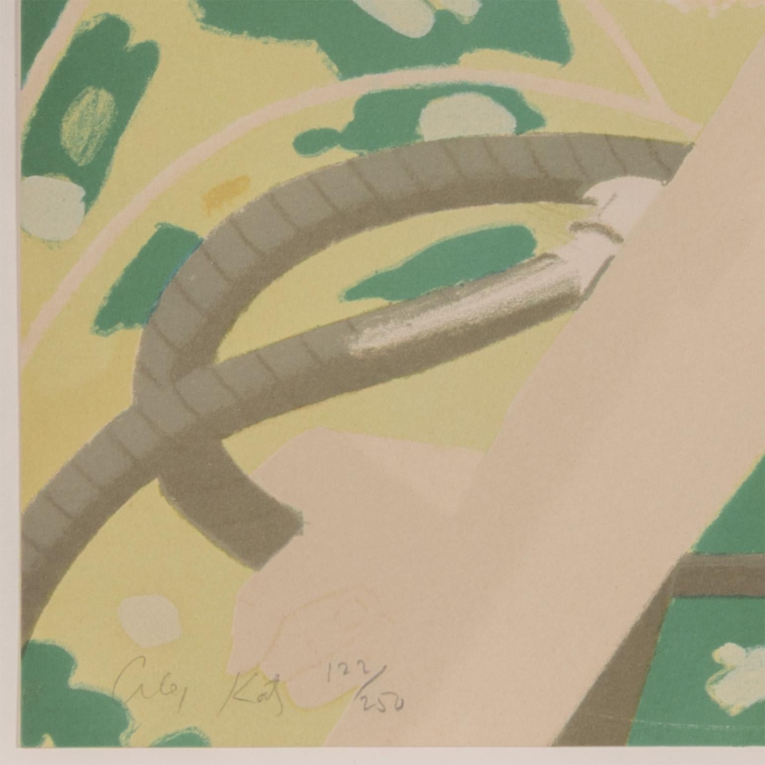Bicycle Rider (Bicycling in Central Park) - Pop Art Print by Alex Katz
