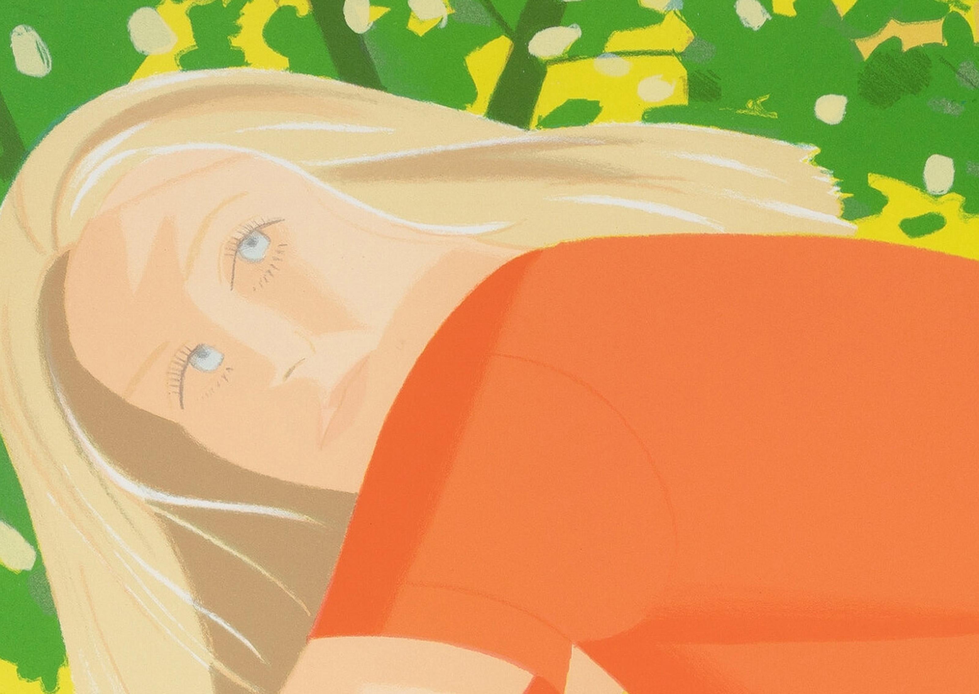 Bicicleta en Central Park, litografía pop art de Alex Katz en venta 1