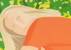 Bicycling in Central Park, Pop Art Lithograph by Alex Katz