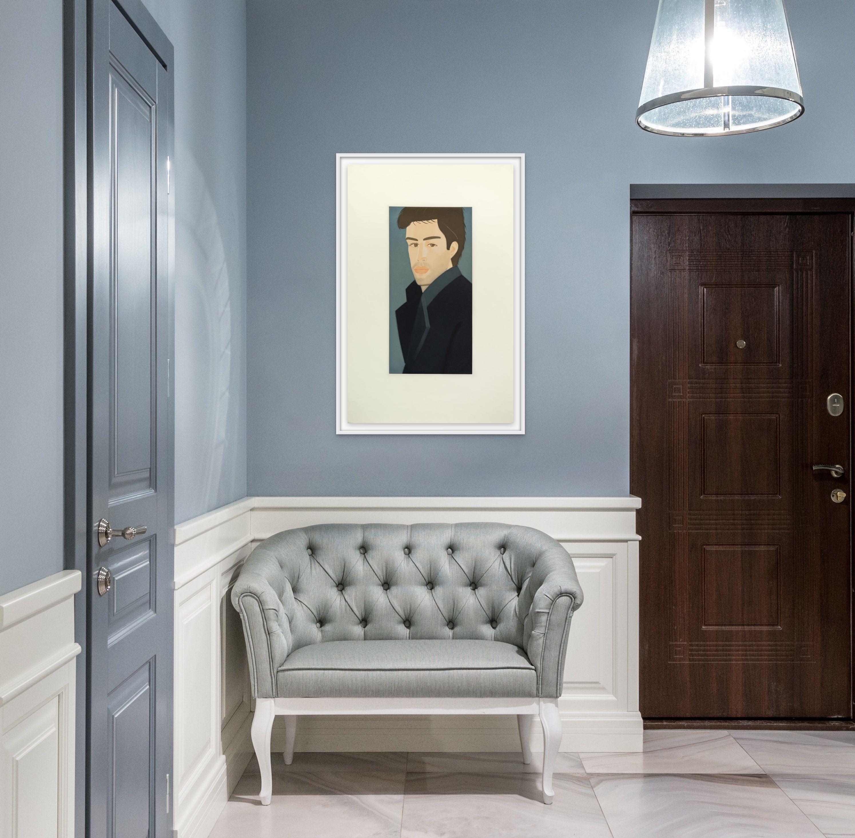 Blue Coat - Print by Alex Katz
