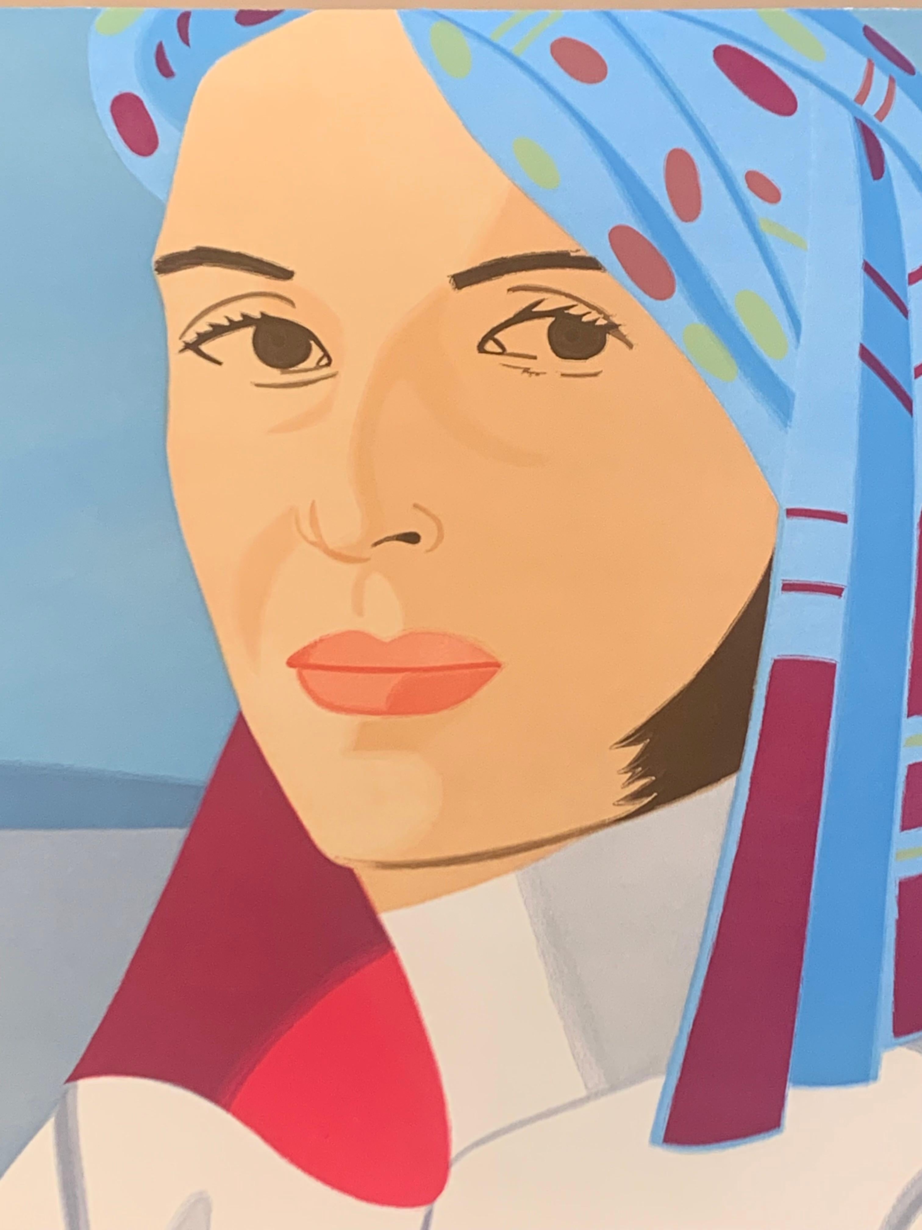 Alex Katz (b. 1927)
Blue Hat, 2003, (edition of 75)
Aquatint in 9 colors on Somerset Velvet paper
33.37 x 67.87 in