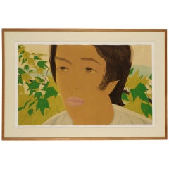 Boy with Branch I, 1975 Aquatint on Paper by Alex Katz, Limited edition of 90