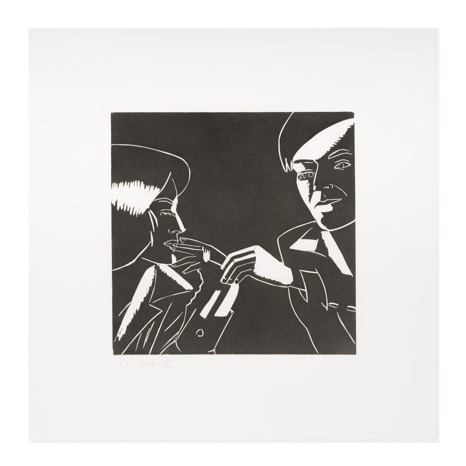 Carter et Phyllis - Print de Alex Katz