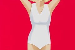 Coca-Cola Girl 2 - 21st Century, Contemporary, Alex Katz, Swim Suit, Woman, Red