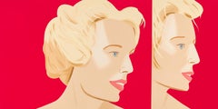 Coca-Cola Girl 6 - 21st Century, Contemporary, Alex Katz, Swim Suit, Woman, Red