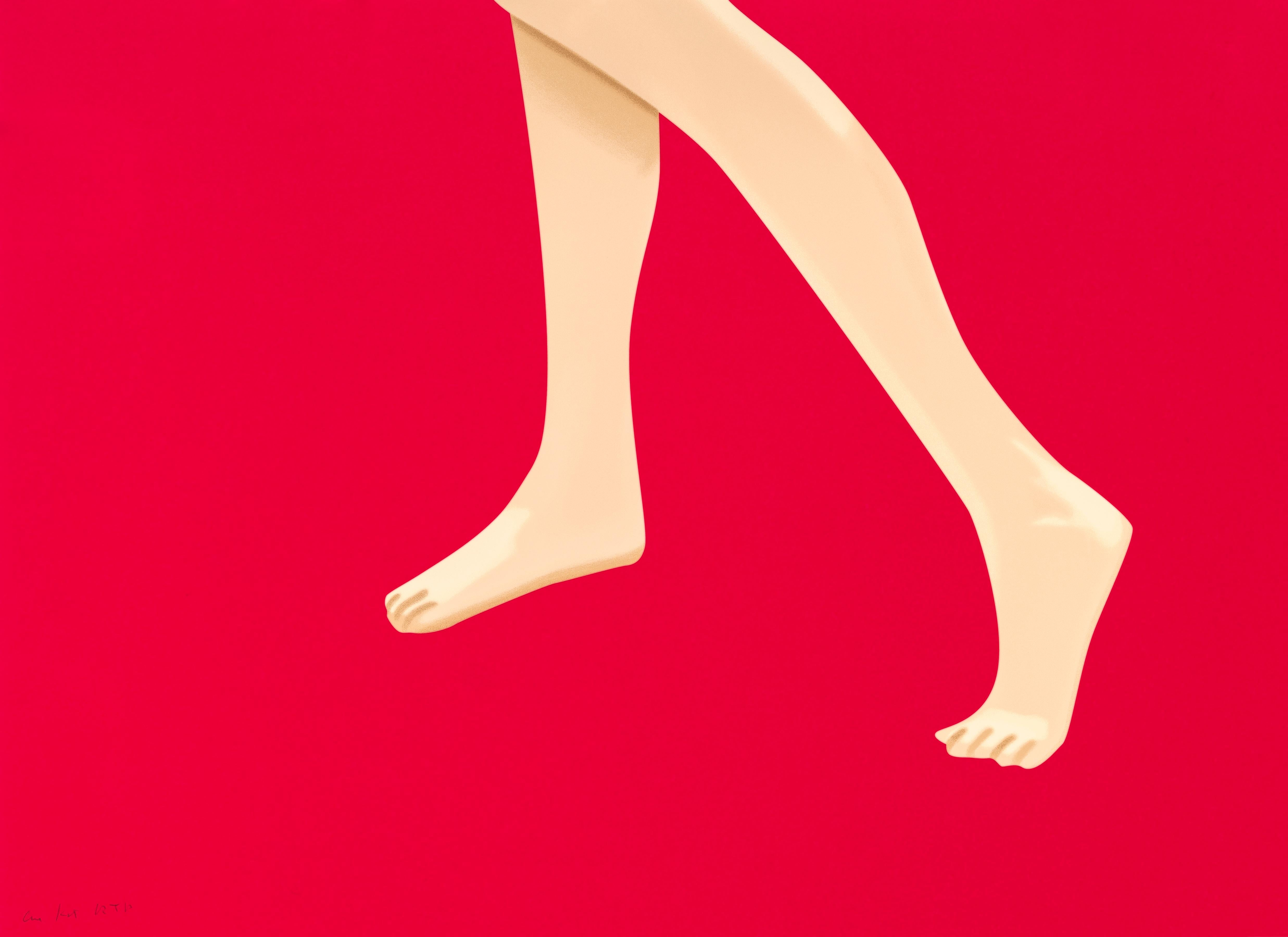 "Coca-Cola Girl 8" ist ein ganz besonderes Exemplar aus der Coca-Cola Girl Serie von Alex Katz. Diese Figuren zeugen von seiner tiefen Auseinandersetzung mit den Ideen der Werbung, der figurativen Kunst und dem Weg zu einer hohen Form der