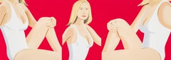 Coca-Cola-Mädchen 9 - 21. Jahrhundert, Zeitgenössisch, Alex Katz, Badeanzug, Frau, Rot
