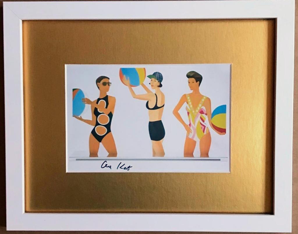 Alex Katz Figurative Print – Ausschnitte (Handsigniert)