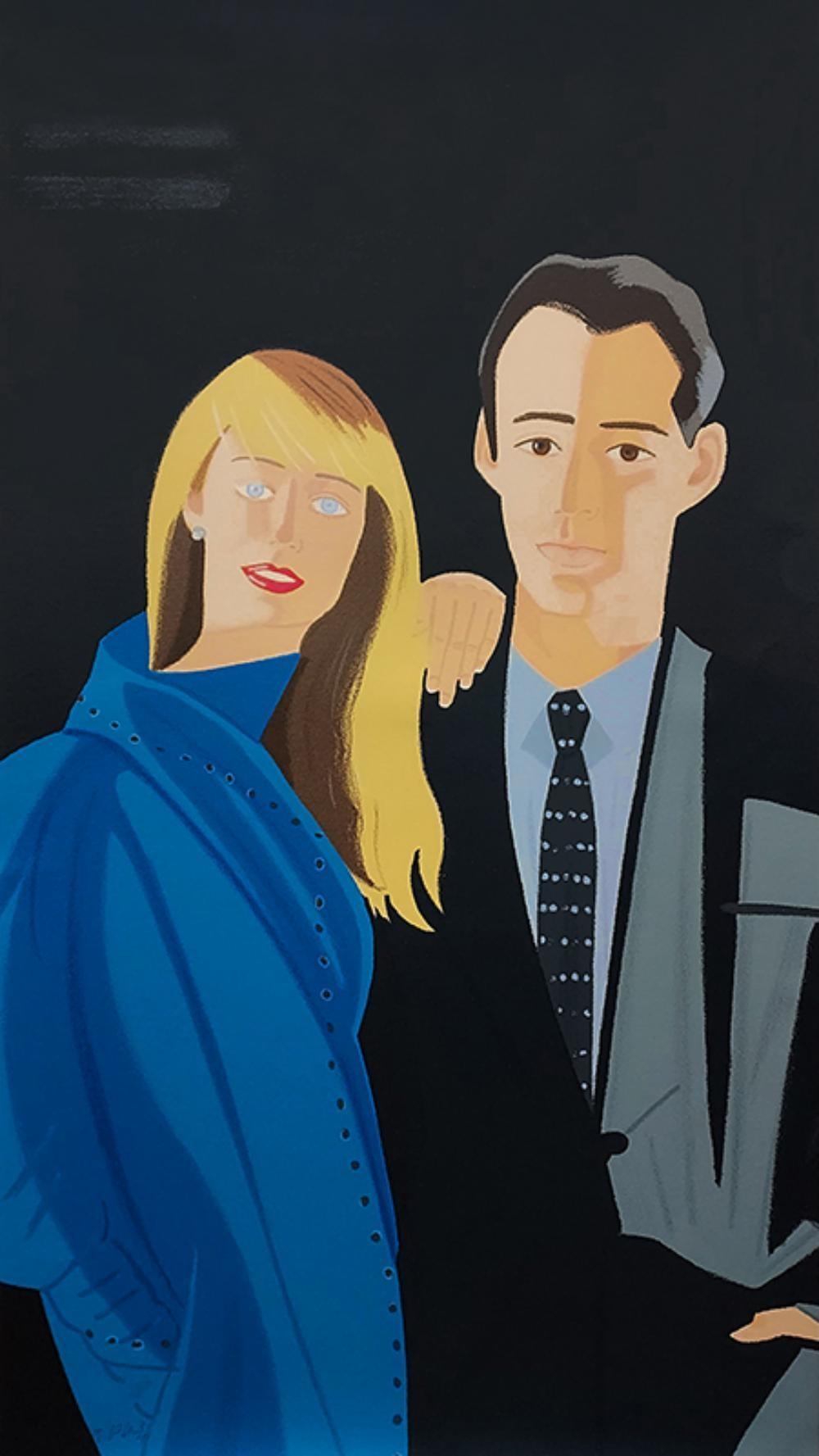 DAVID SALLE AND JANET LEONARD (FROM THE PORTFOLIO 'PAS DE DEUX') - Print by Alex Katz