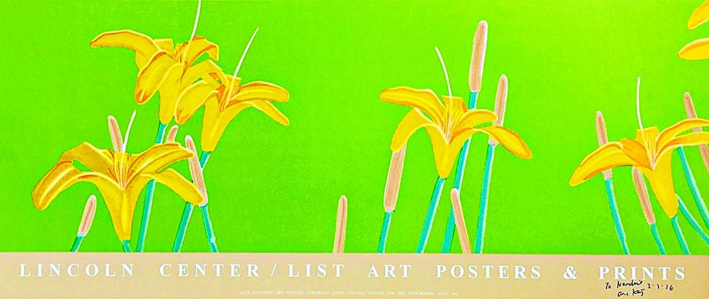 Day Lilies (Hand Signed and Inscribed by Alex Katz)