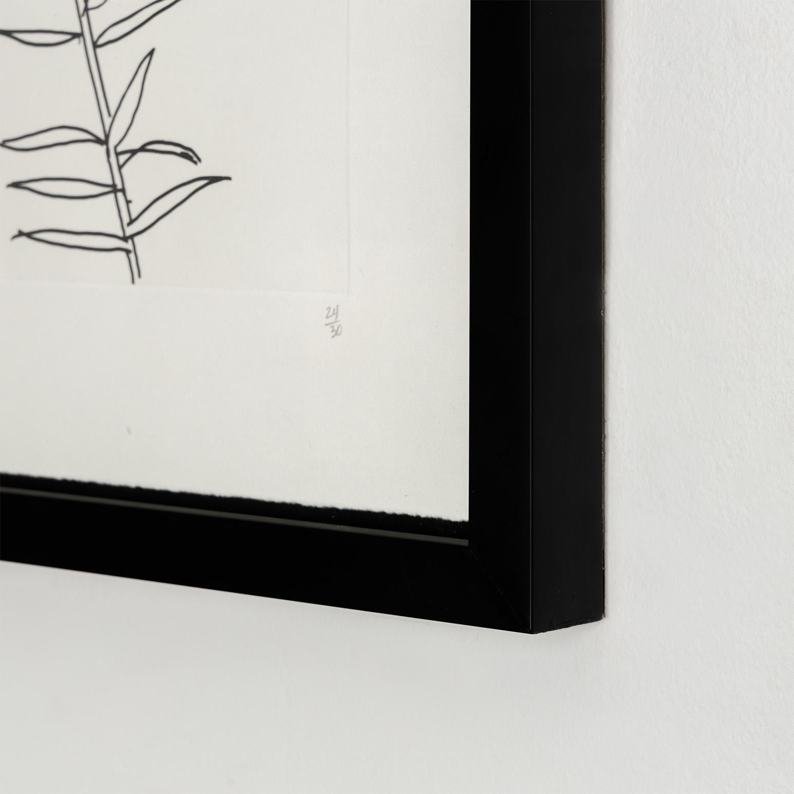 Edges 6 - Gray Still-Life Print by Alex Katz