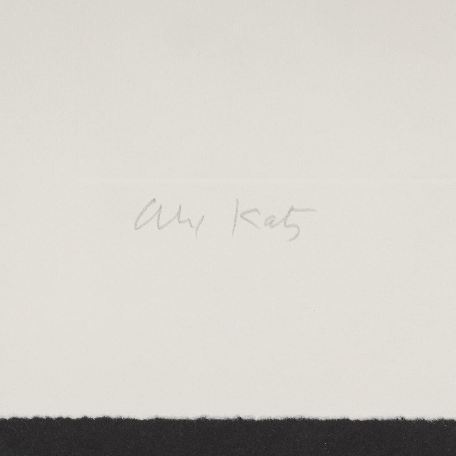 Bordes 9 - Landscape Print Gris de Alex Katz