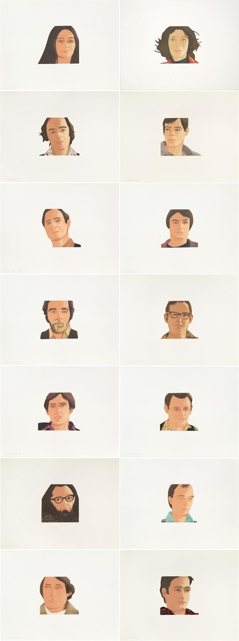 Le visage du poète - Pop Art Print par Alex Katz