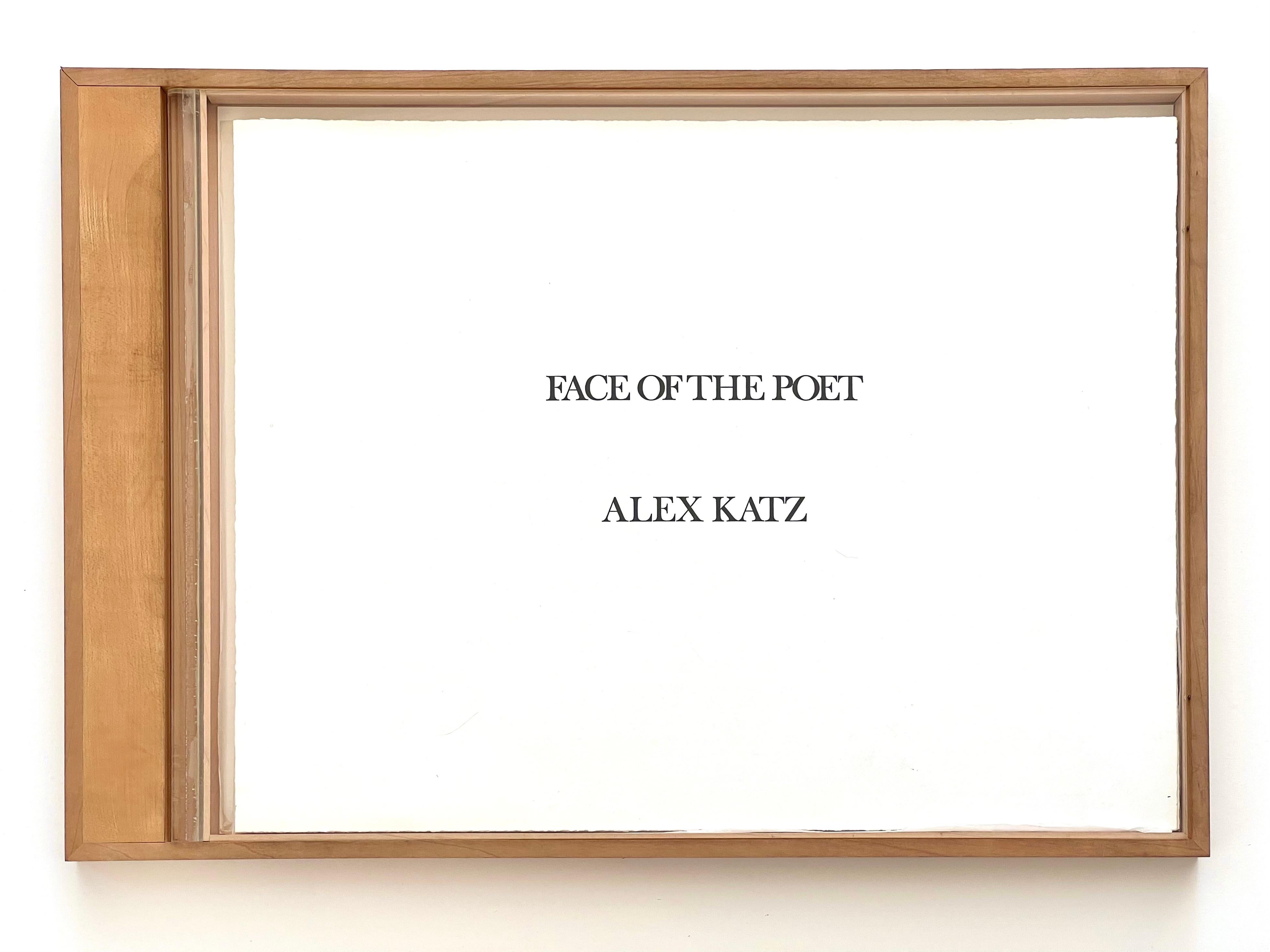 Le visage du poète - Print de Alex Katz