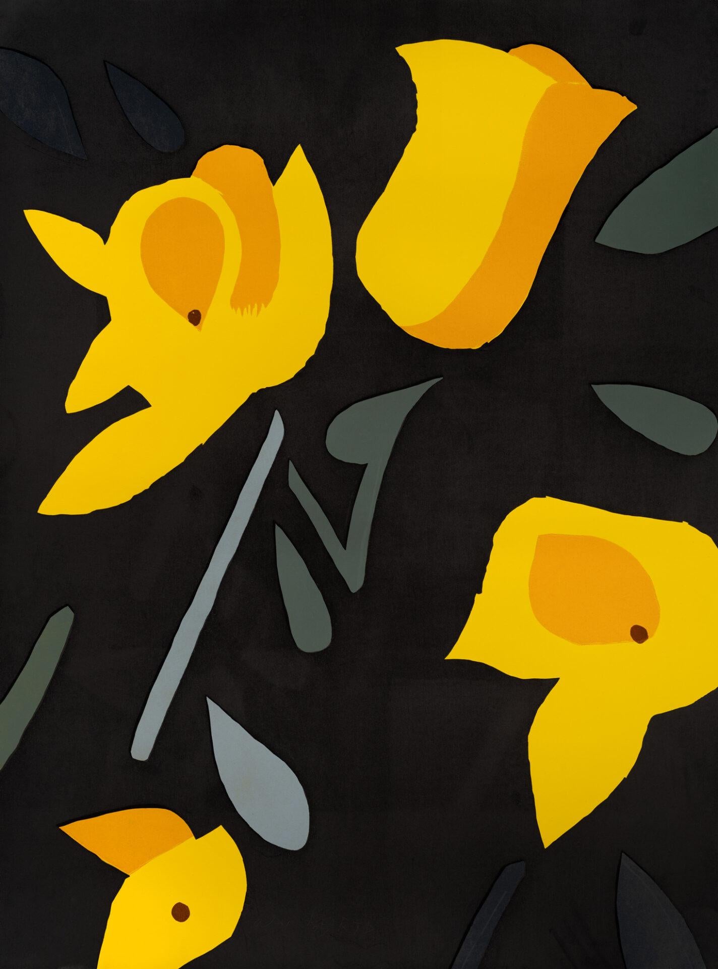 Alex Katz Still-Life Print – Freesie