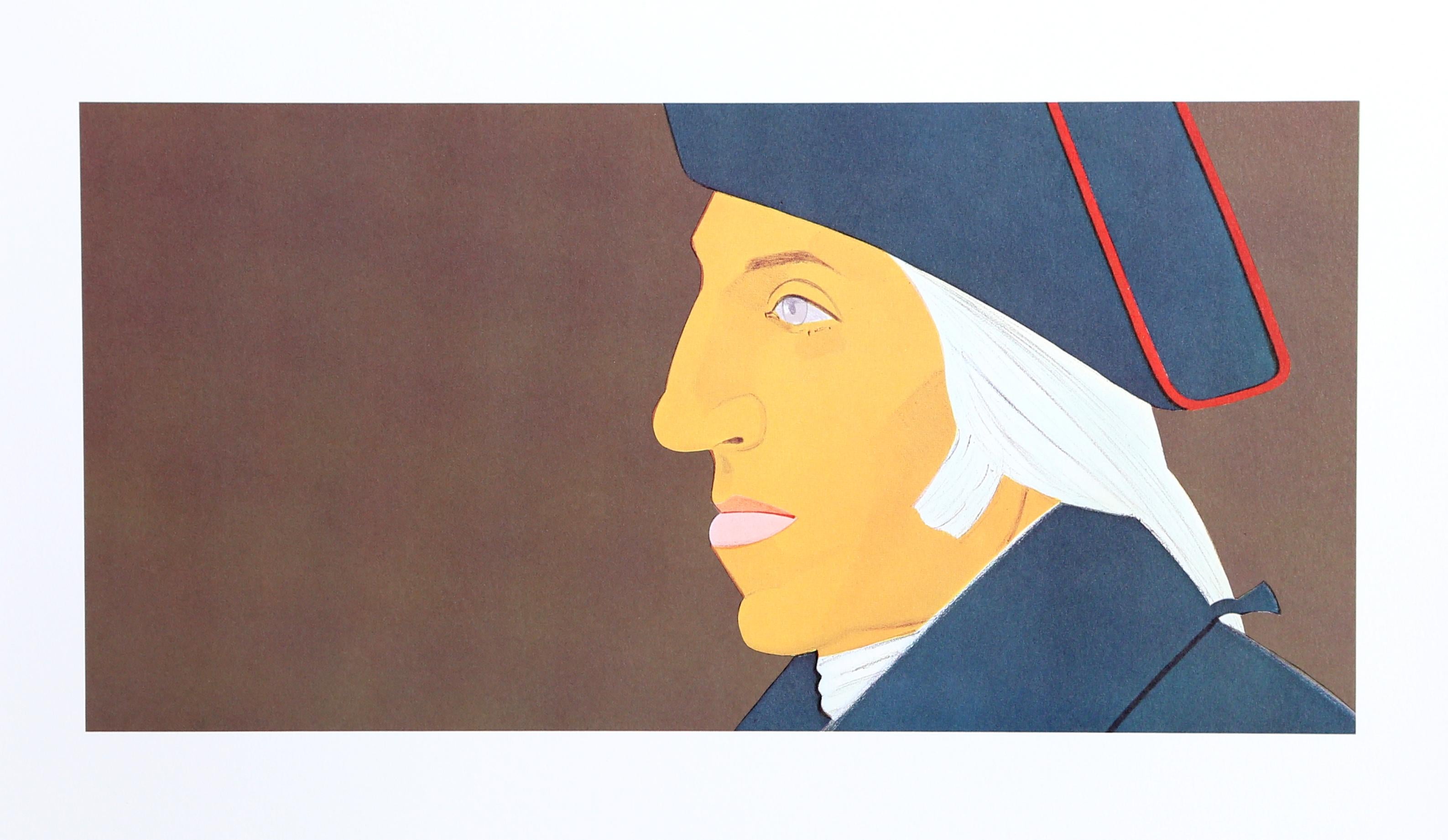 George Washington du Portfolio Kent, portrait pop art d'Alex Katz en vente 1