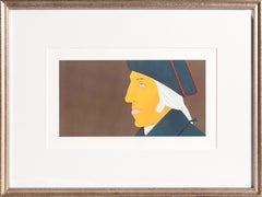George Washington du Portfolio Kent, portrait pop art d'Alex Katz