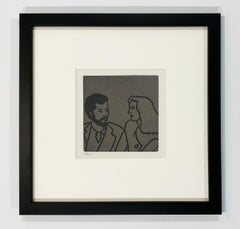 Alex Katz Original Etching Print, 2005, Framed, from Gloria Portfolio, 11