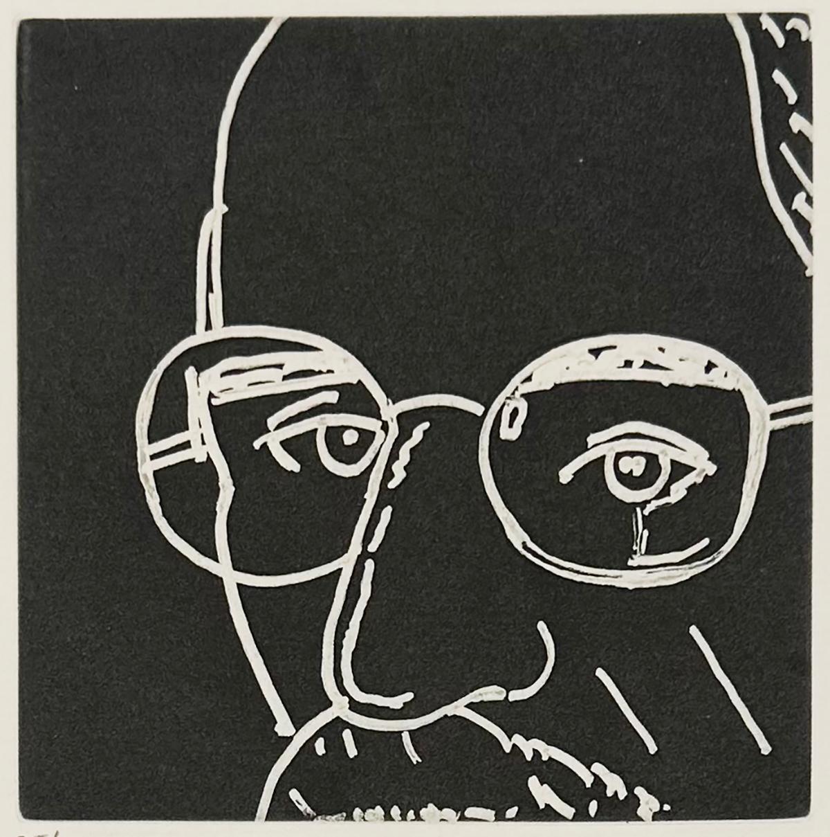 Alex Katz Portrait Print - Gloria 16