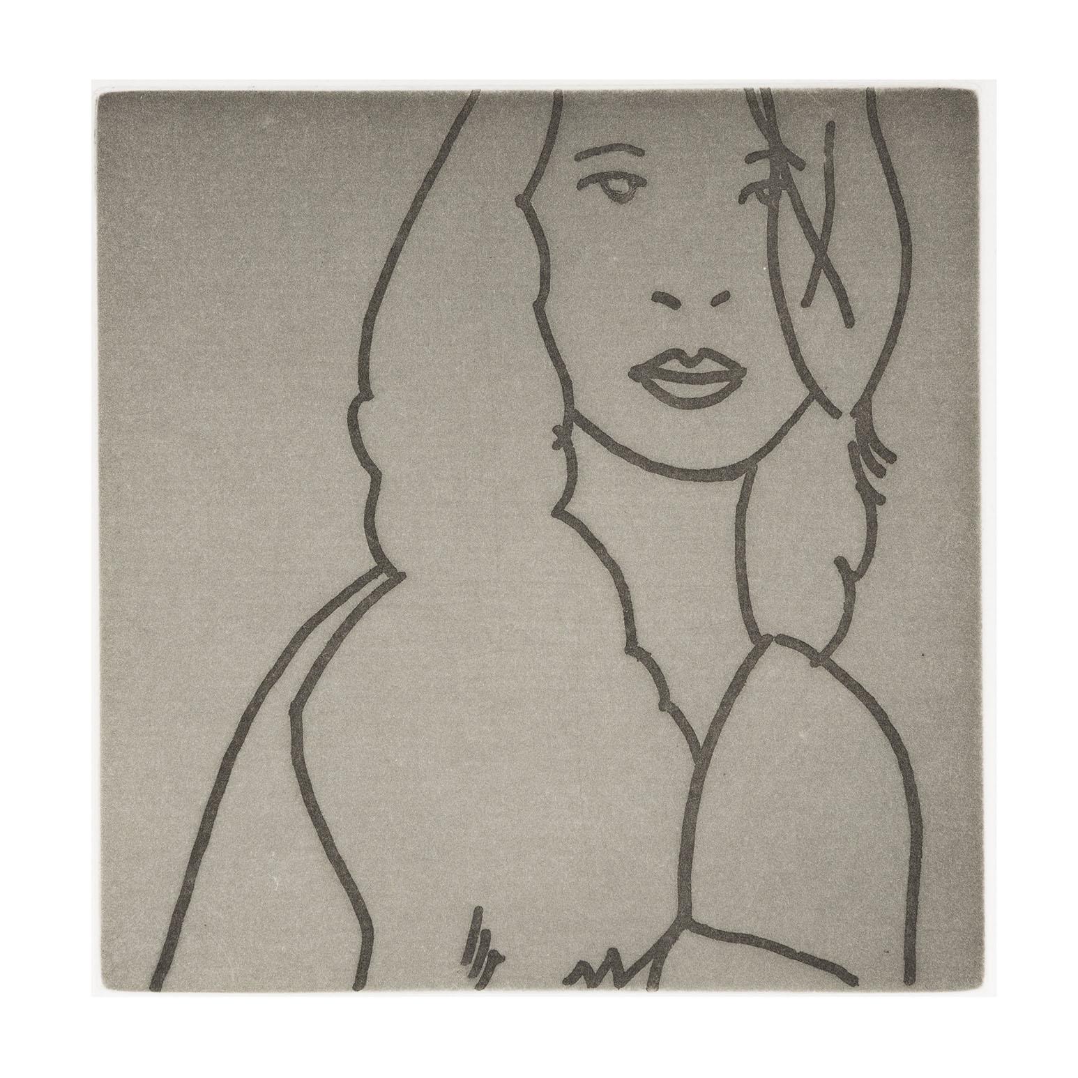 Gloria (feuille 2) - Print de Alex Katz