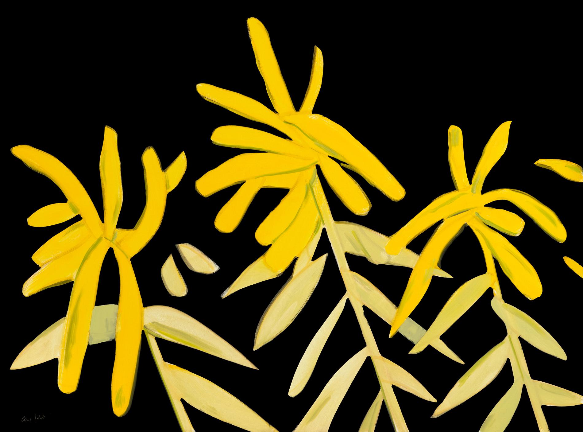 Still-Life Print de Alex Katz - Vara de oro (del Portfolio Flores)