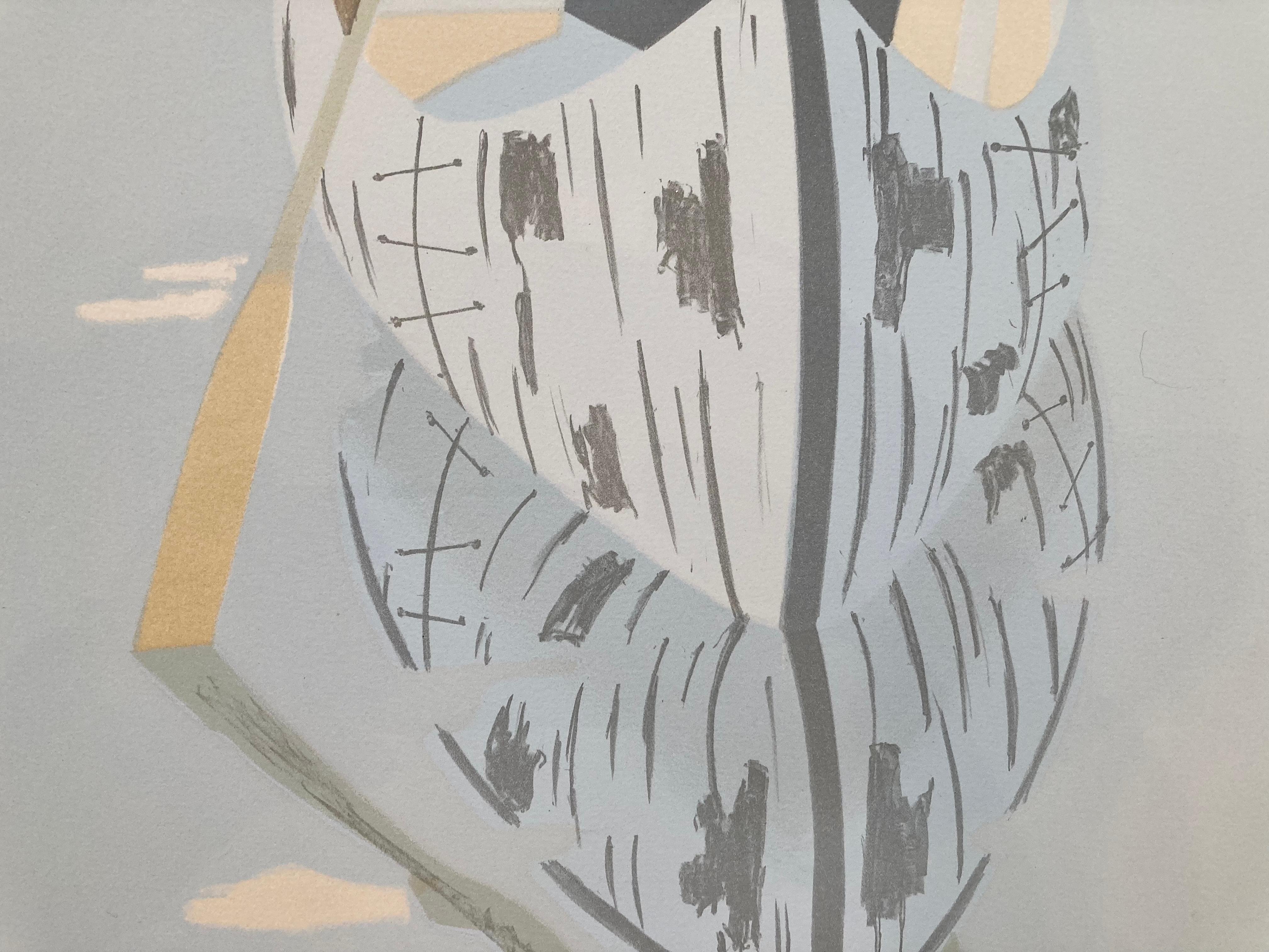 'Good Afternoon 2 (Gray Rowboat)' Rare 1975 Alex Katz Print Ada on Lake in Maine For Sale 1