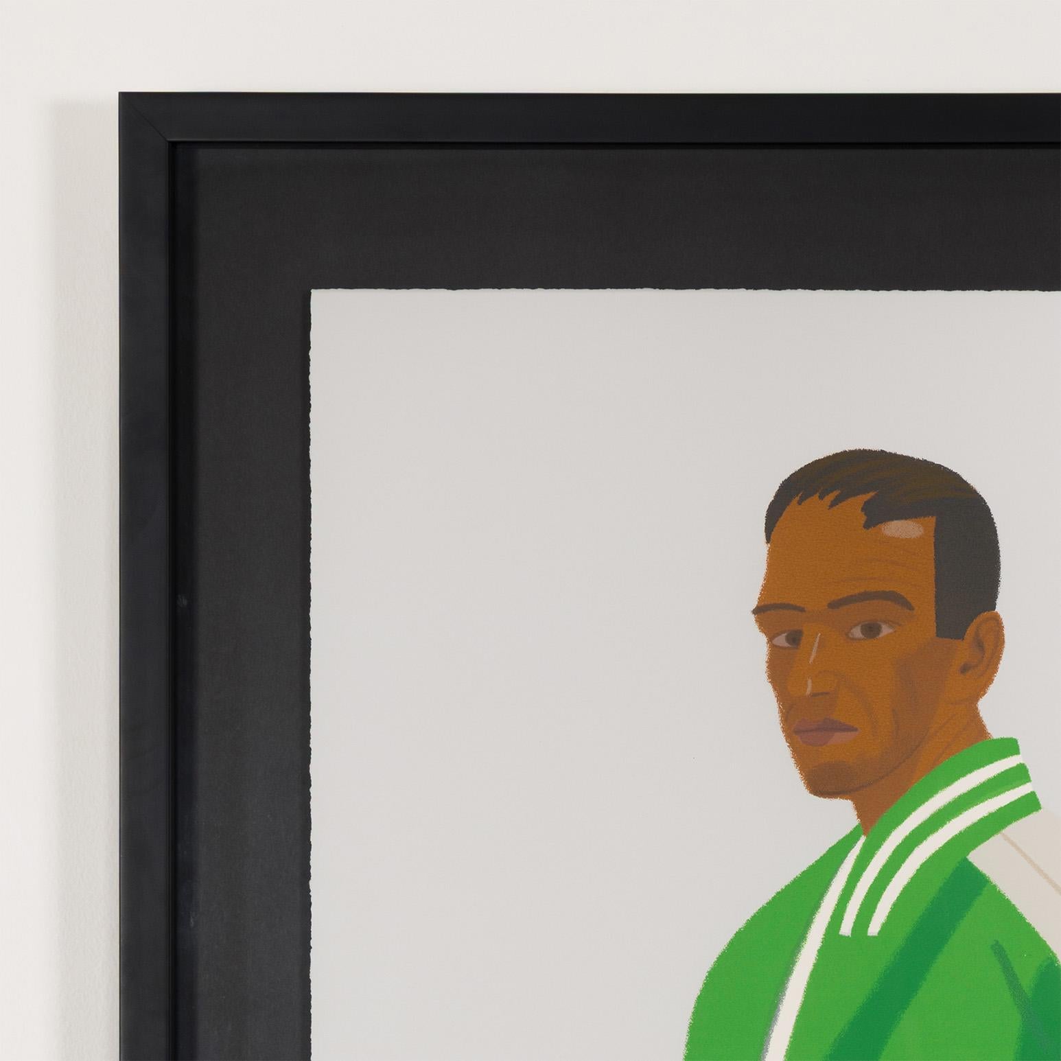 Chaqueta verde - Figurative Print Gris de Alex Katz