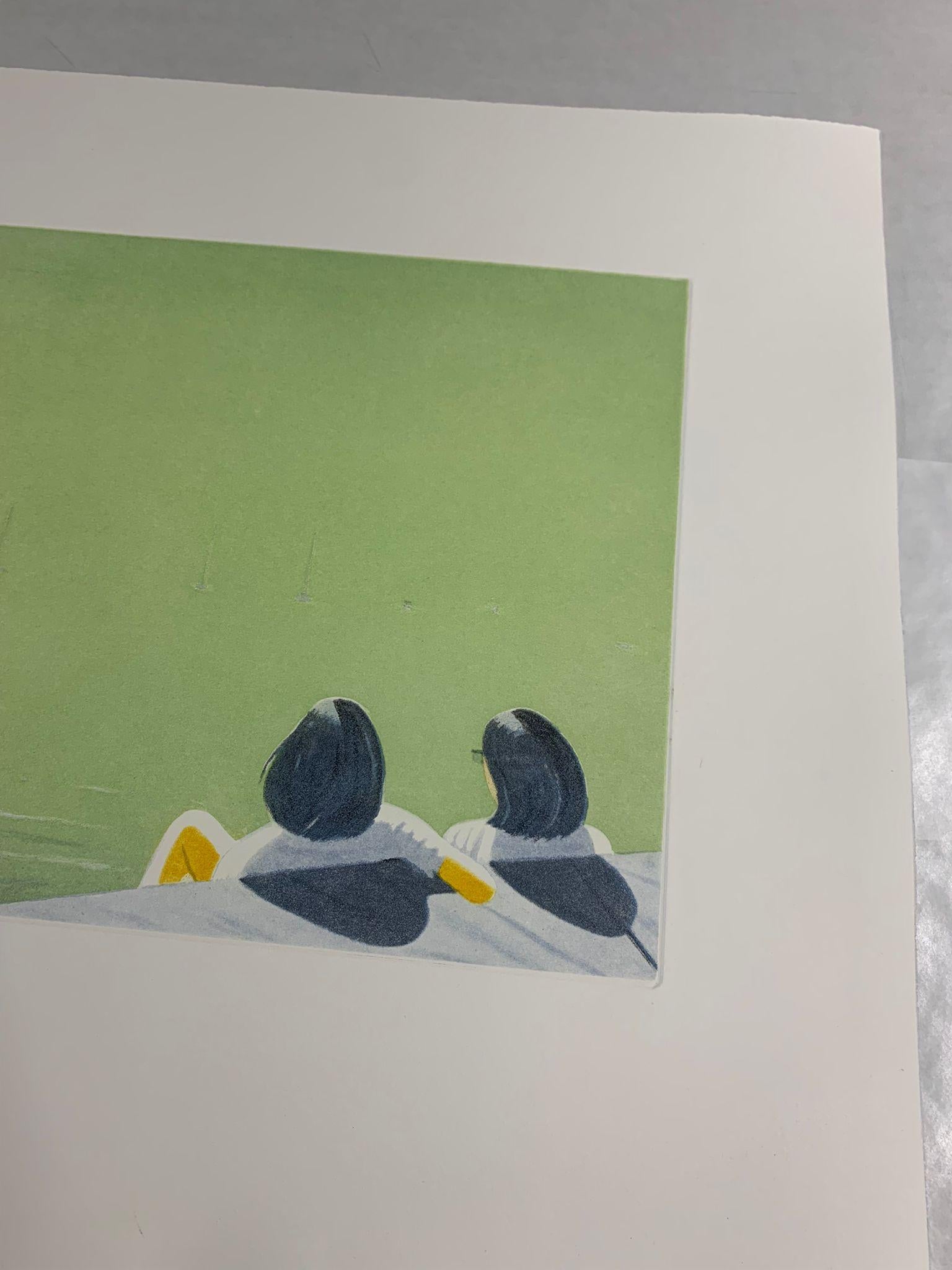 Harbor - Contemporary, 21st Century, Aquatint, Limited Edition, Alex Katz, Green 7