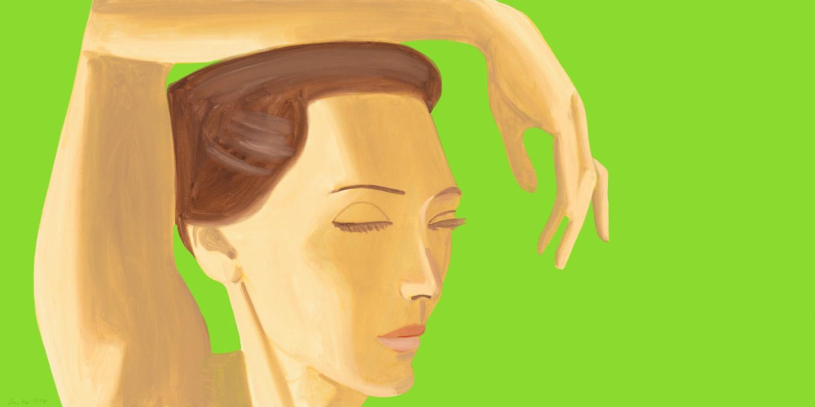 Alex Katz Portrait Print - Homage to Degas