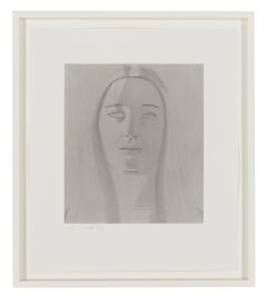 "Jayne Anne" Eau-forte et aquatinte Signée à la main et numérotée par Alex Katz 1984