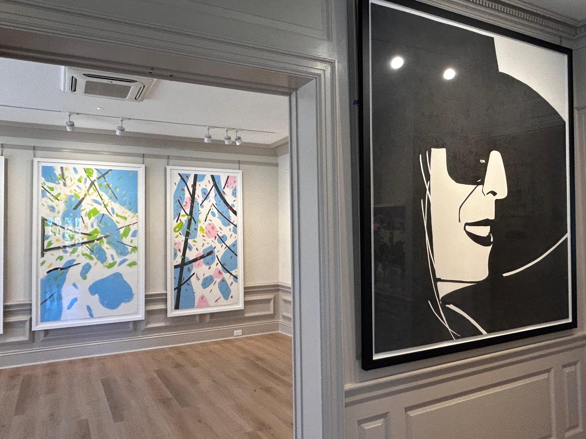 Alex Katz’s Large Black Hat (Ada) (2012) distills representation into its most minimalistic visual form, continuing the artist’s decades-long project of rendering presence as an act of flat, iconic immediacy. Katz’s unwavering attention to Ada—his