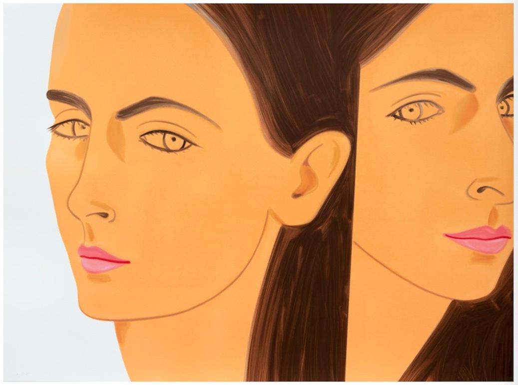 Alex Katz Portrait Print - Olivia 2