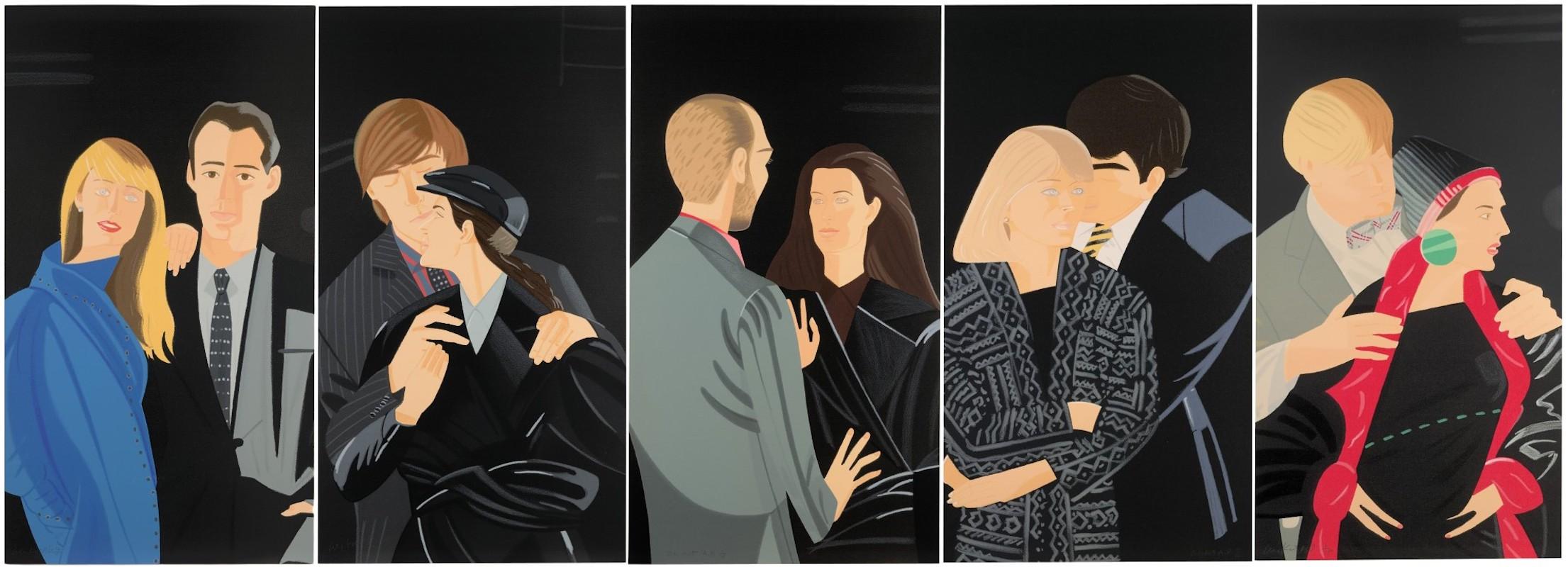 Alex Katz Portrait Print - Pas de Deux Suite