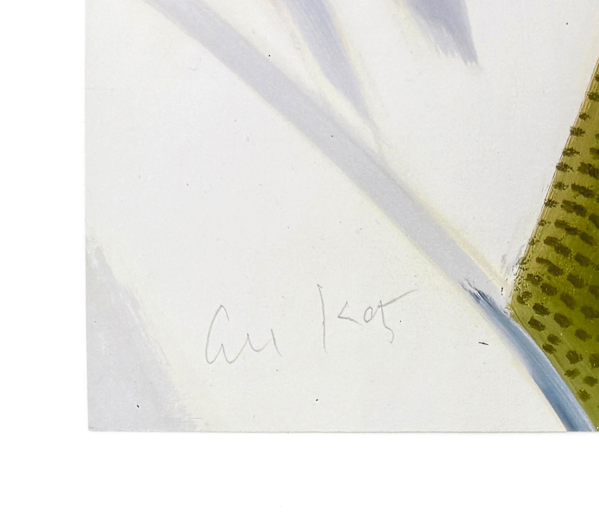 Perry (da Whiting), stampa in pigmento d'archivio incorniciata e firmata a mano - Print Pop Art di Alex Katz