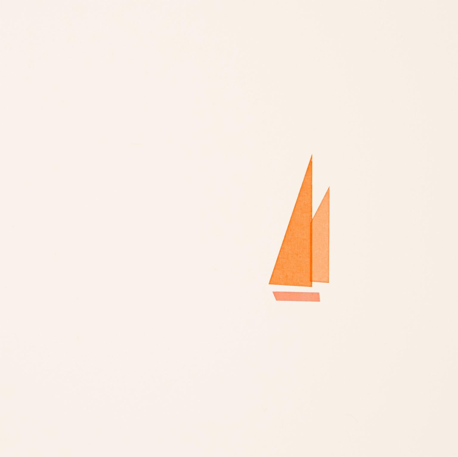 Provincetown: Pomeriggio di fine estate 2 - Print Bianco di Alex Katz