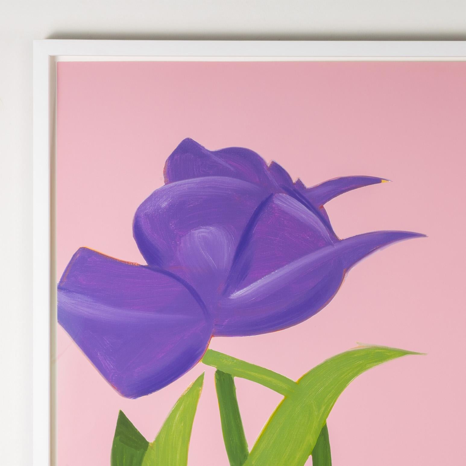 Purple Tulips 1 - Pop Art Print by Alex Katz