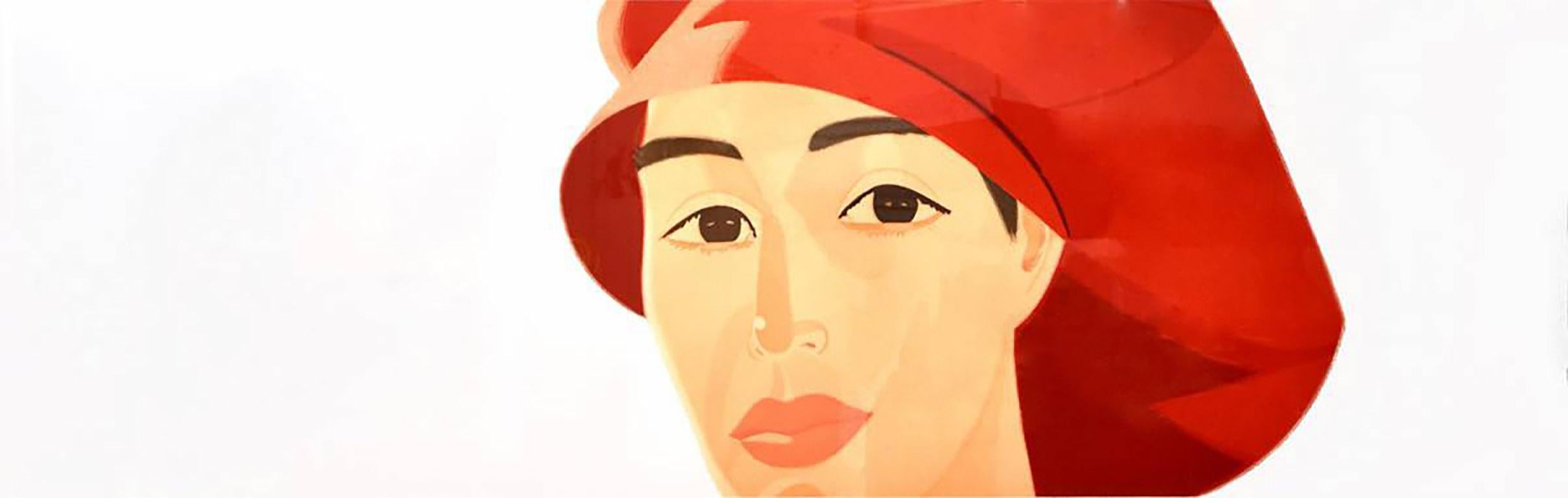 Alex Katz Figurative Print - Red Cap