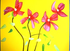 Red Dogwood I, da: Flowers Portfolio - Fiori americani in stile pop art