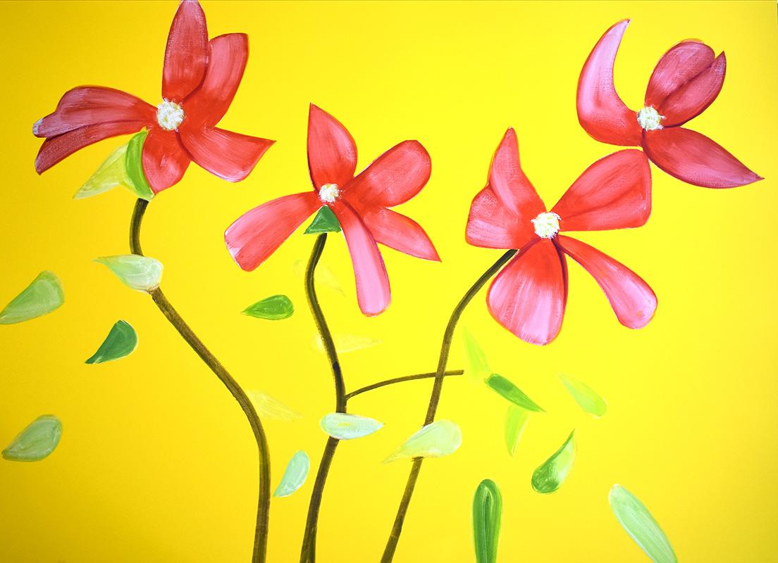 Red Dogwood I, from: Flowers Portfolio - pop Art American Flowers