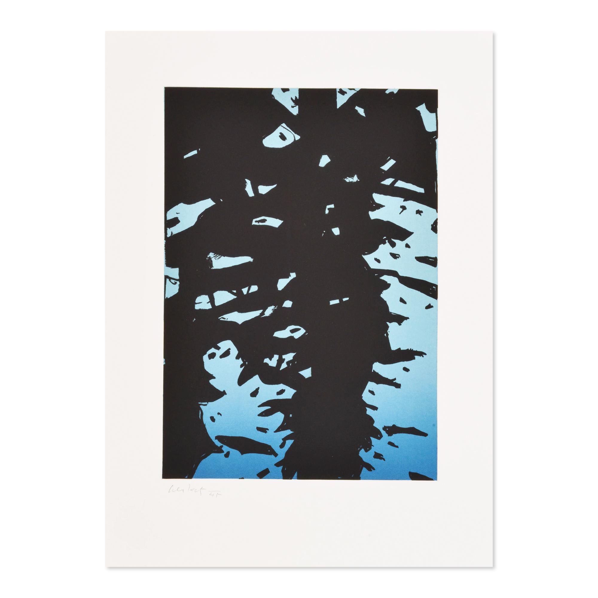 Alex Katz Abstract Print - Reflection I, Etching on Paper, Contemporary Art, Pop Art, 21st Century