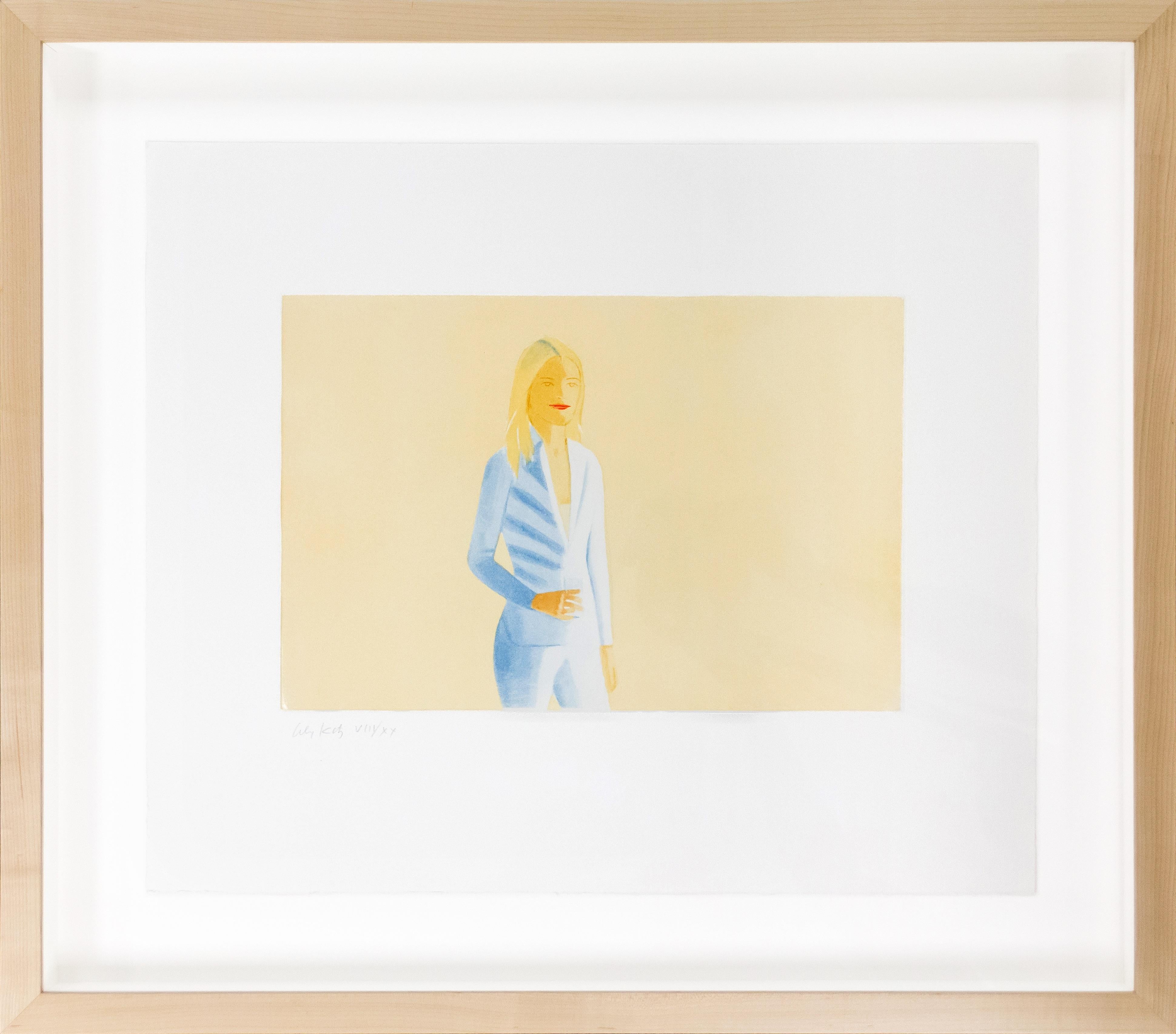 Sissel (VII/XX/-50 Arabic Numerals + Roman Numerals) - Print by Alex Katz