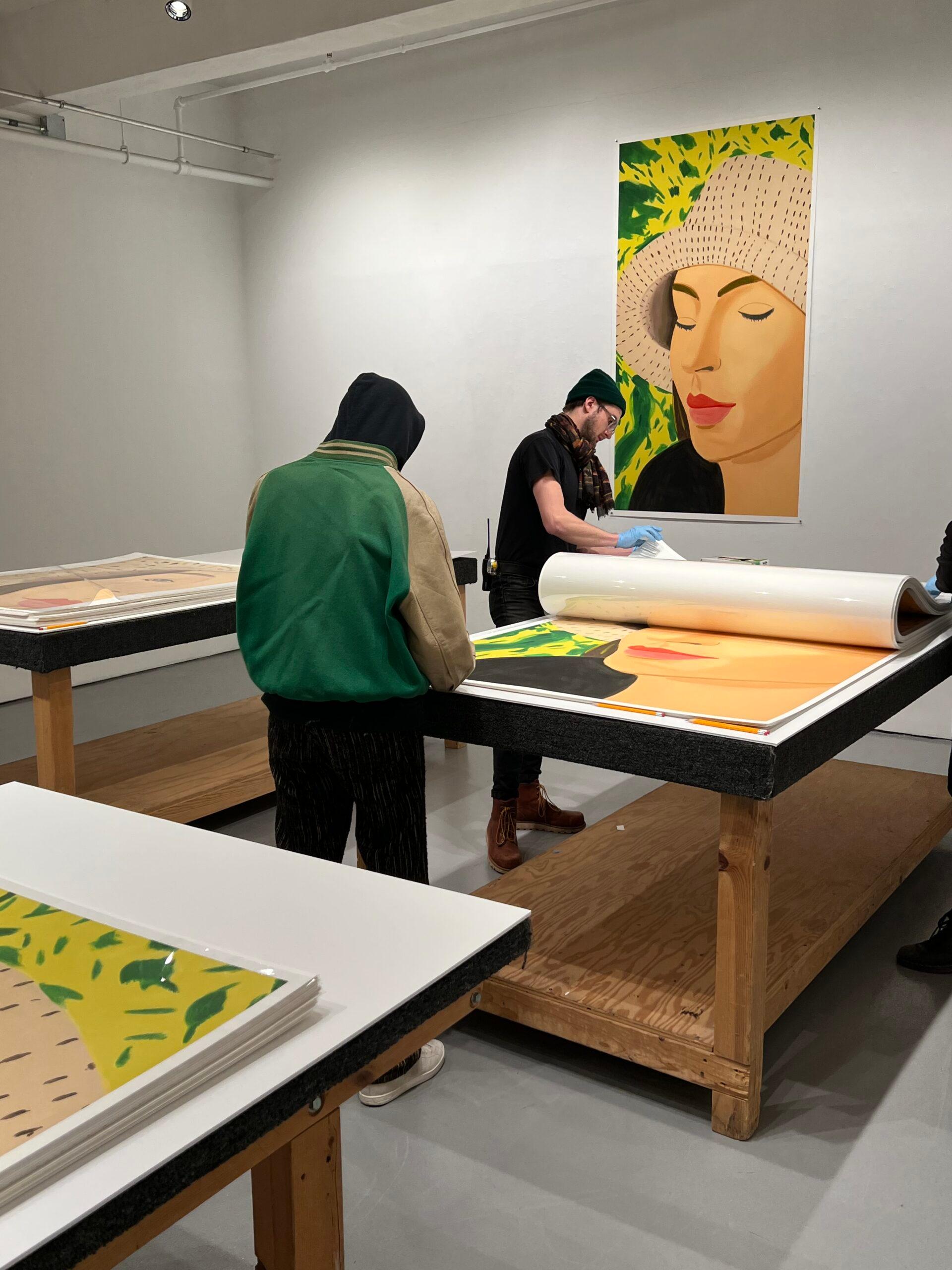 Straw Hat 3 - Print by Alex Katz