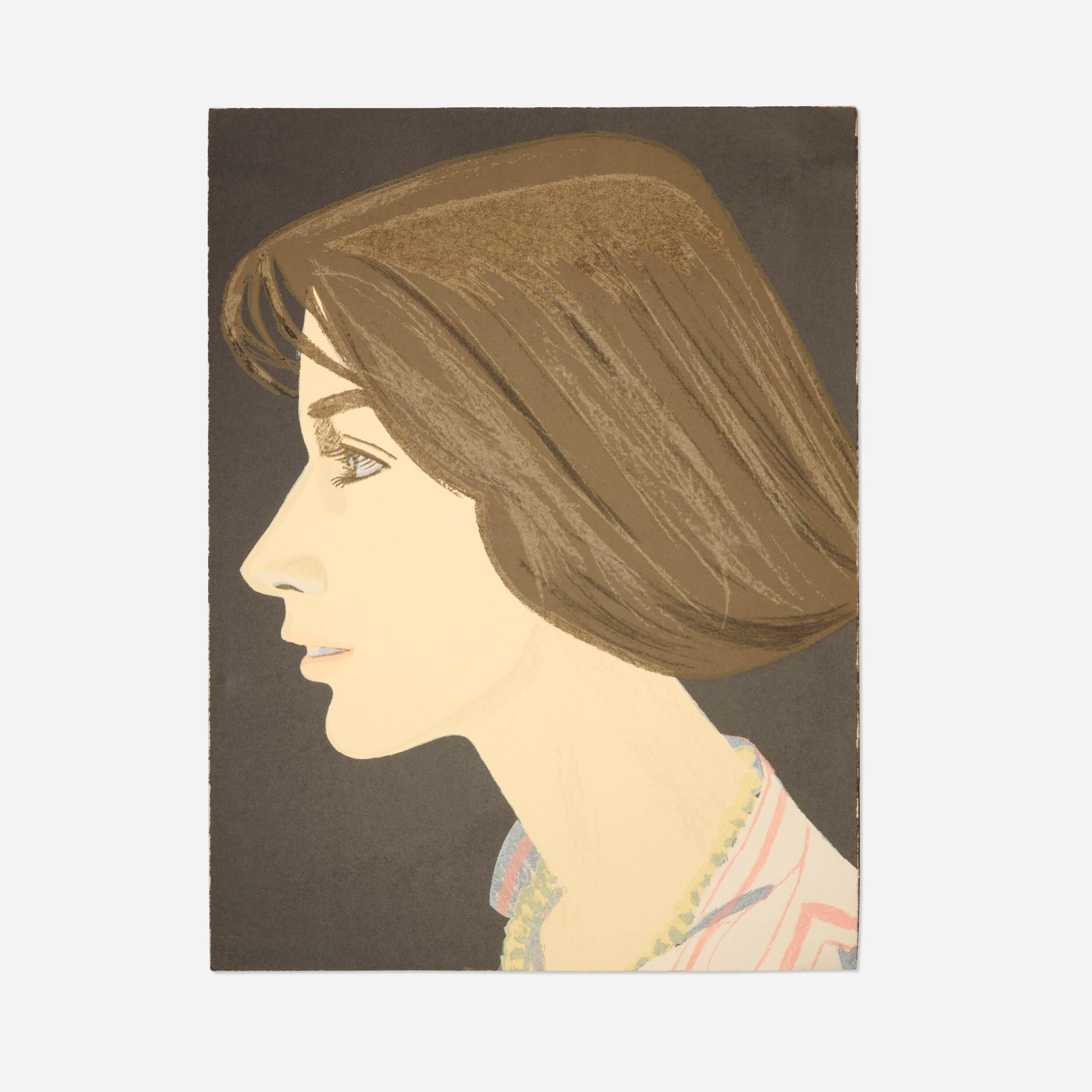 Susan (1976), serigrafia di Alex Katz (edizione limitata Deluxe di 50 esemplari)